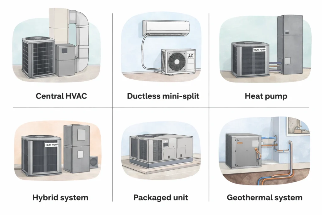 Types of HVAC Systems Toronto