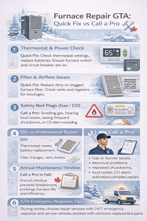 Furnace Repair in the GTA